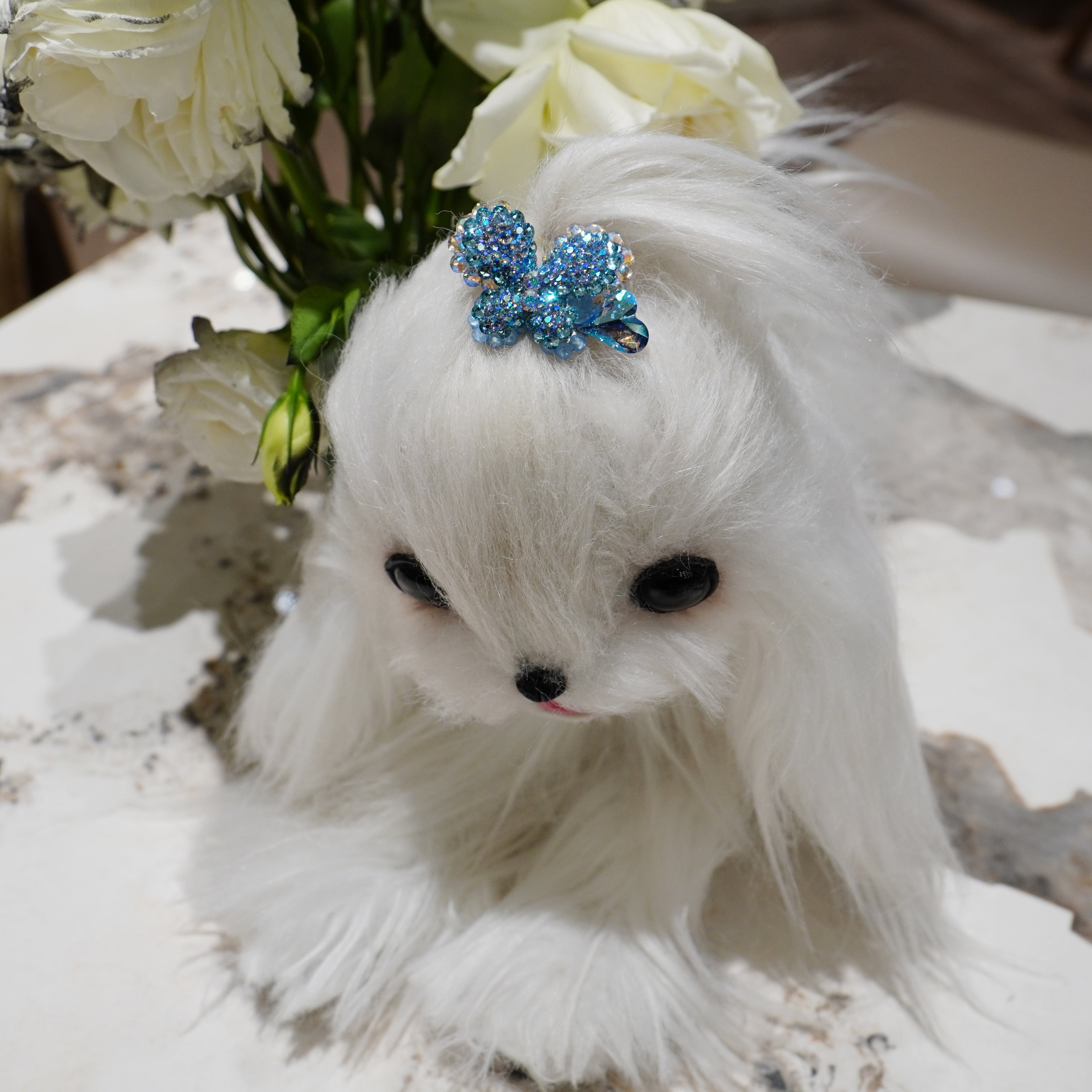 Lunapaw 3D Double-Layer Heart & Butterfly Luxe Crystal Top Clip TP13