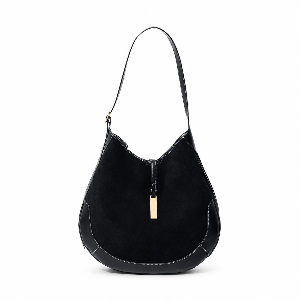 Camille Suede Hobo Shoulder Bag HB40