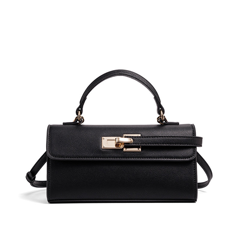 Celestine Canvas-Panel Top Handle Bag CT50