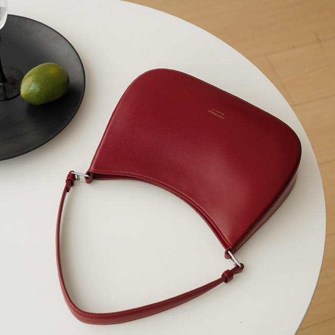 Cognac Arc Shoulder Bag MF360
