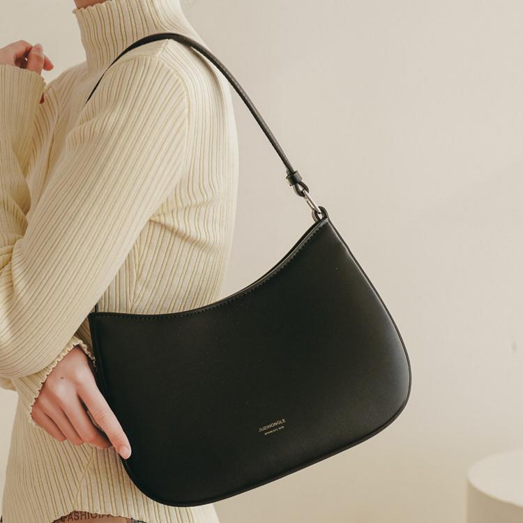 Cognac Arc Shoulder Bag MF360