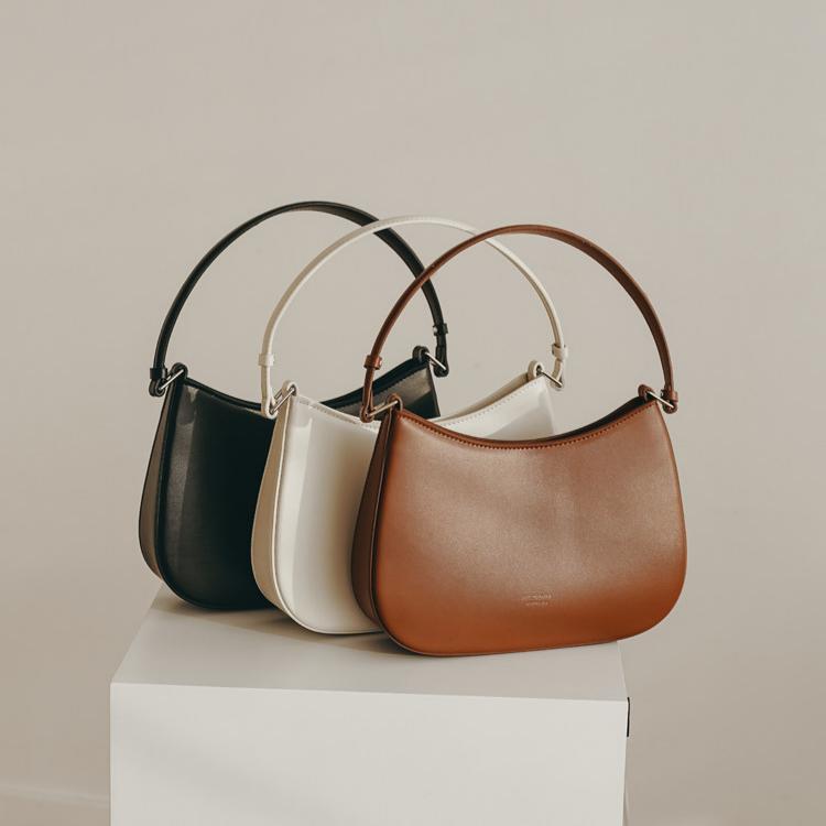 Cognac Arc Shoulder Bag MF360