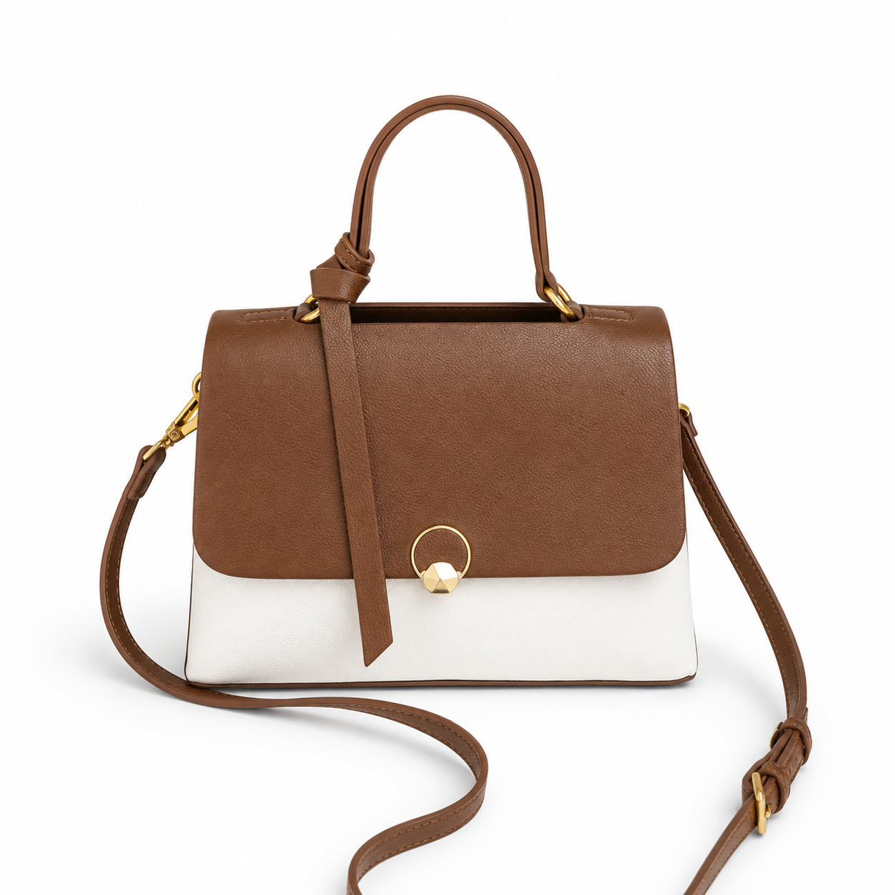 Elara Two-Tone Top Handle Bag CZ260