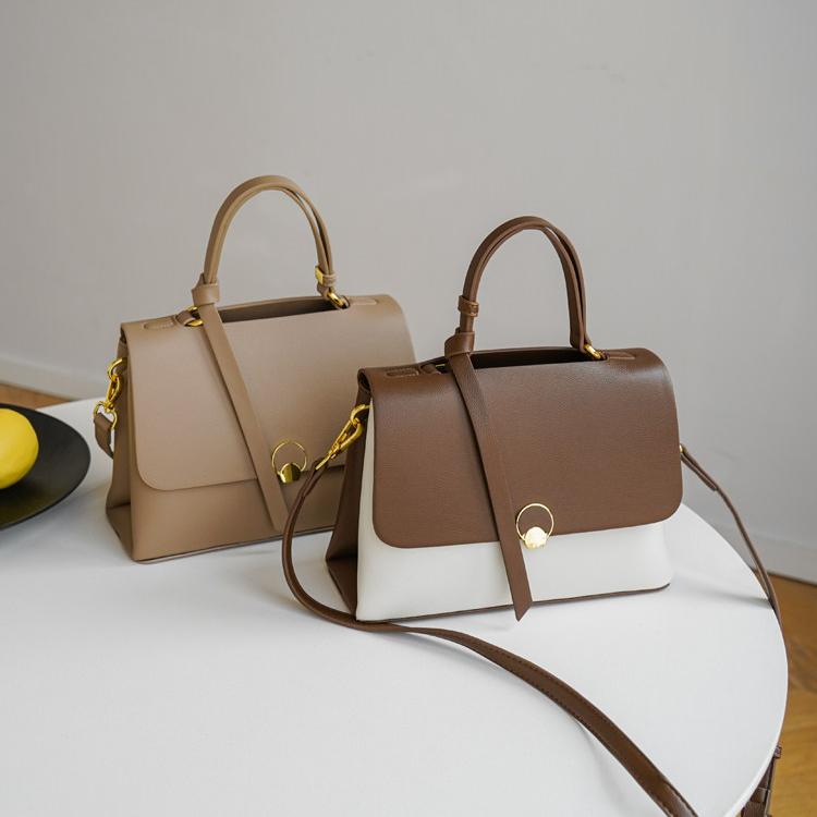 Elara Two-Tone Top Handle Bag CZ260