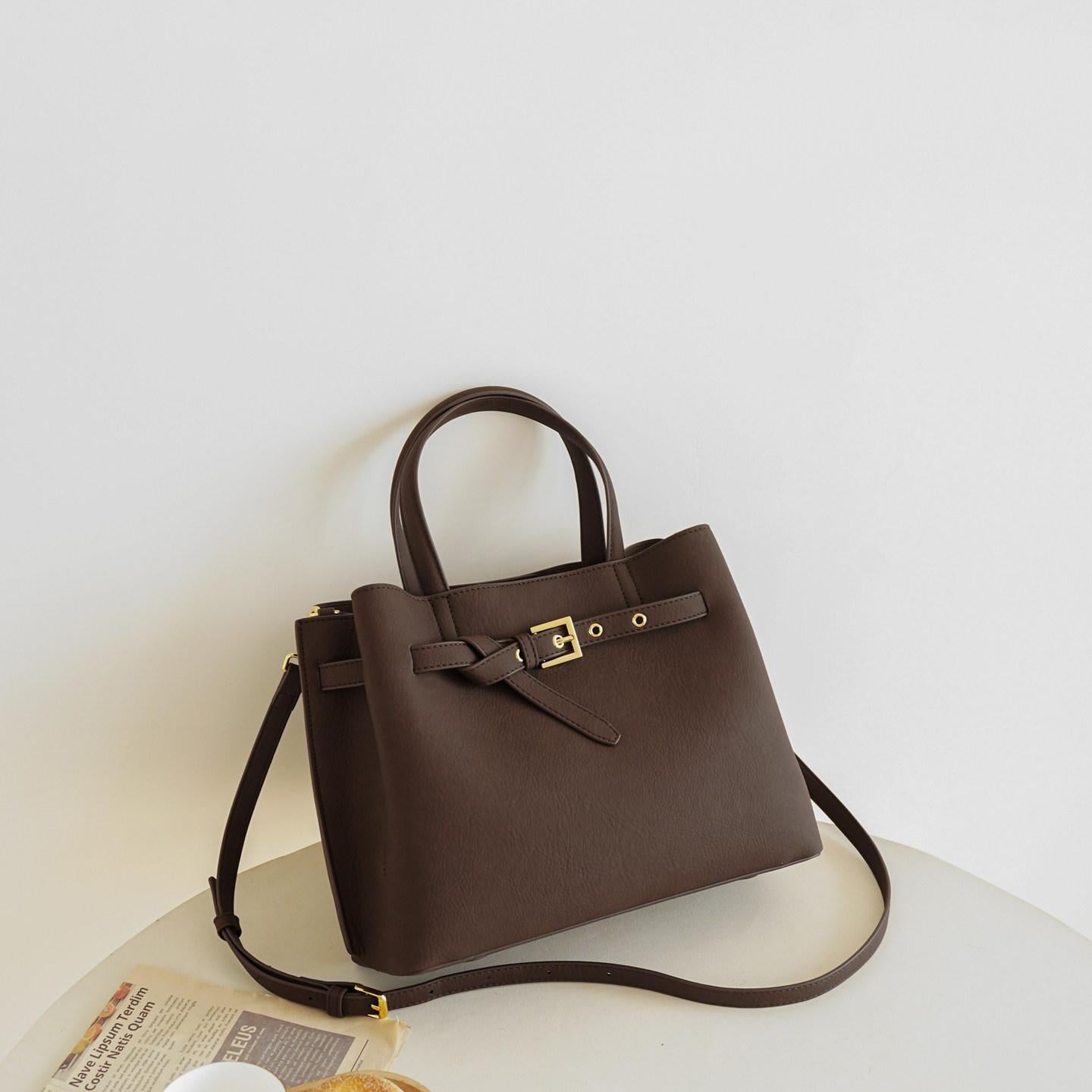 Élodie Belted Top Handle Bag DB128
