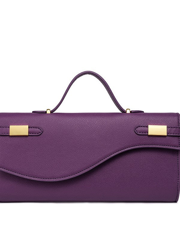 Élodie Cross-Grain Top Handle Bag MF245