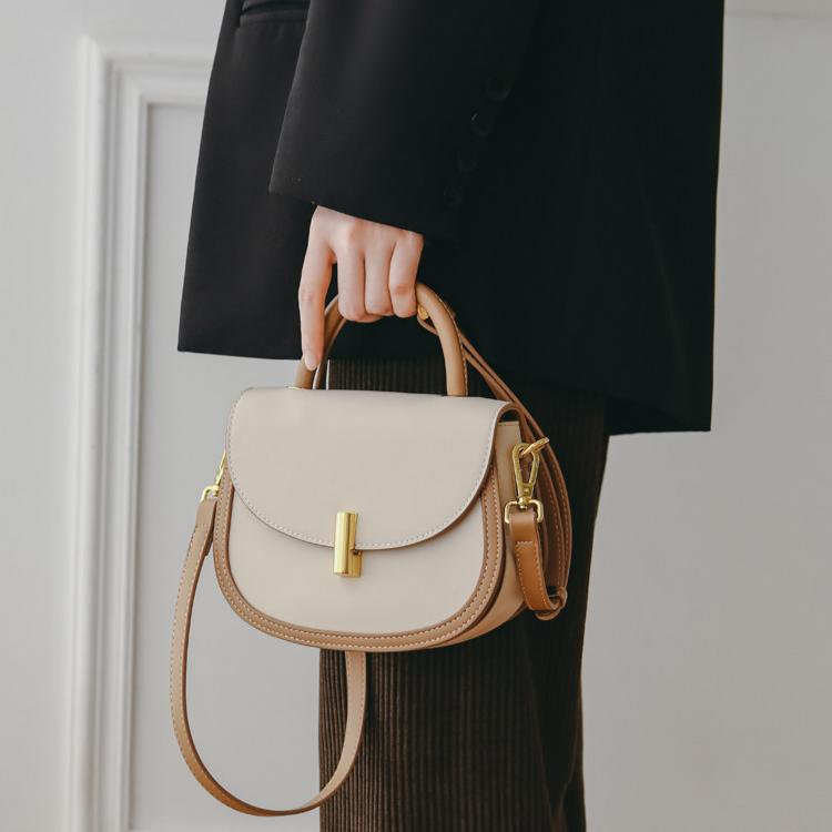 Élodie Noir Mini Top Handle Crossbody Bag LN218