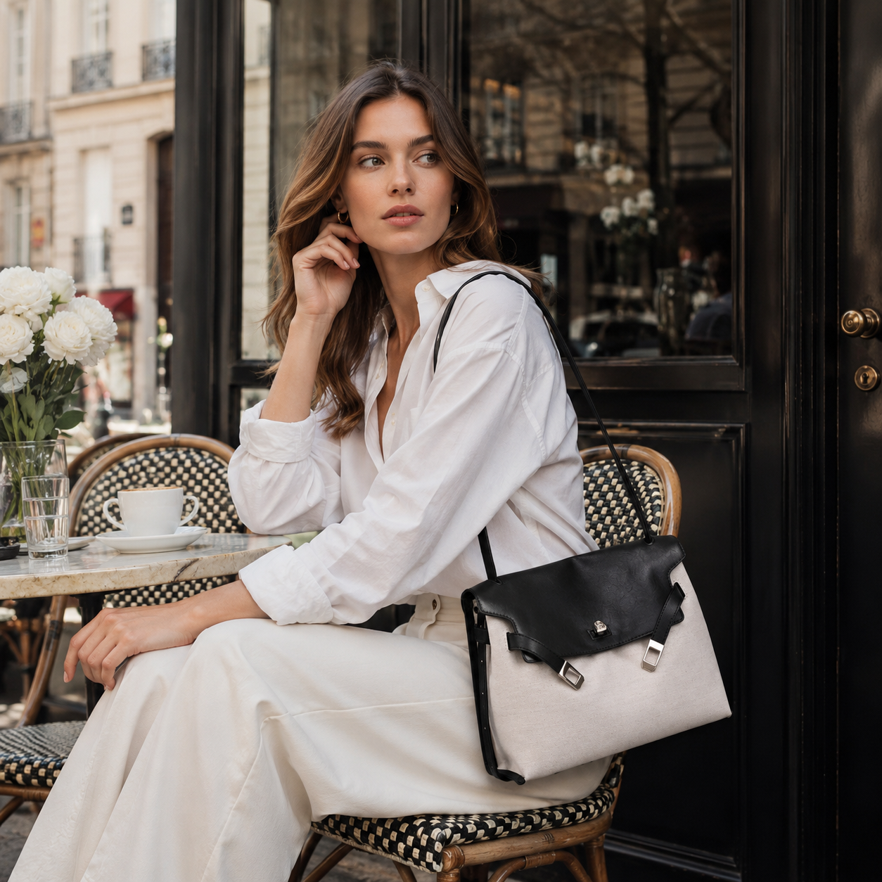 Embrace Duo-Tone Shoulder Bag MF287