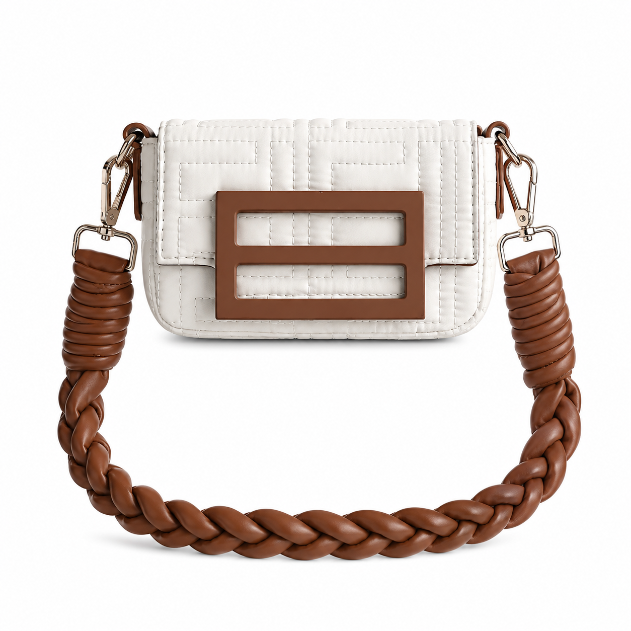 Émeraude Braided Mini Crossbody Bag QW32