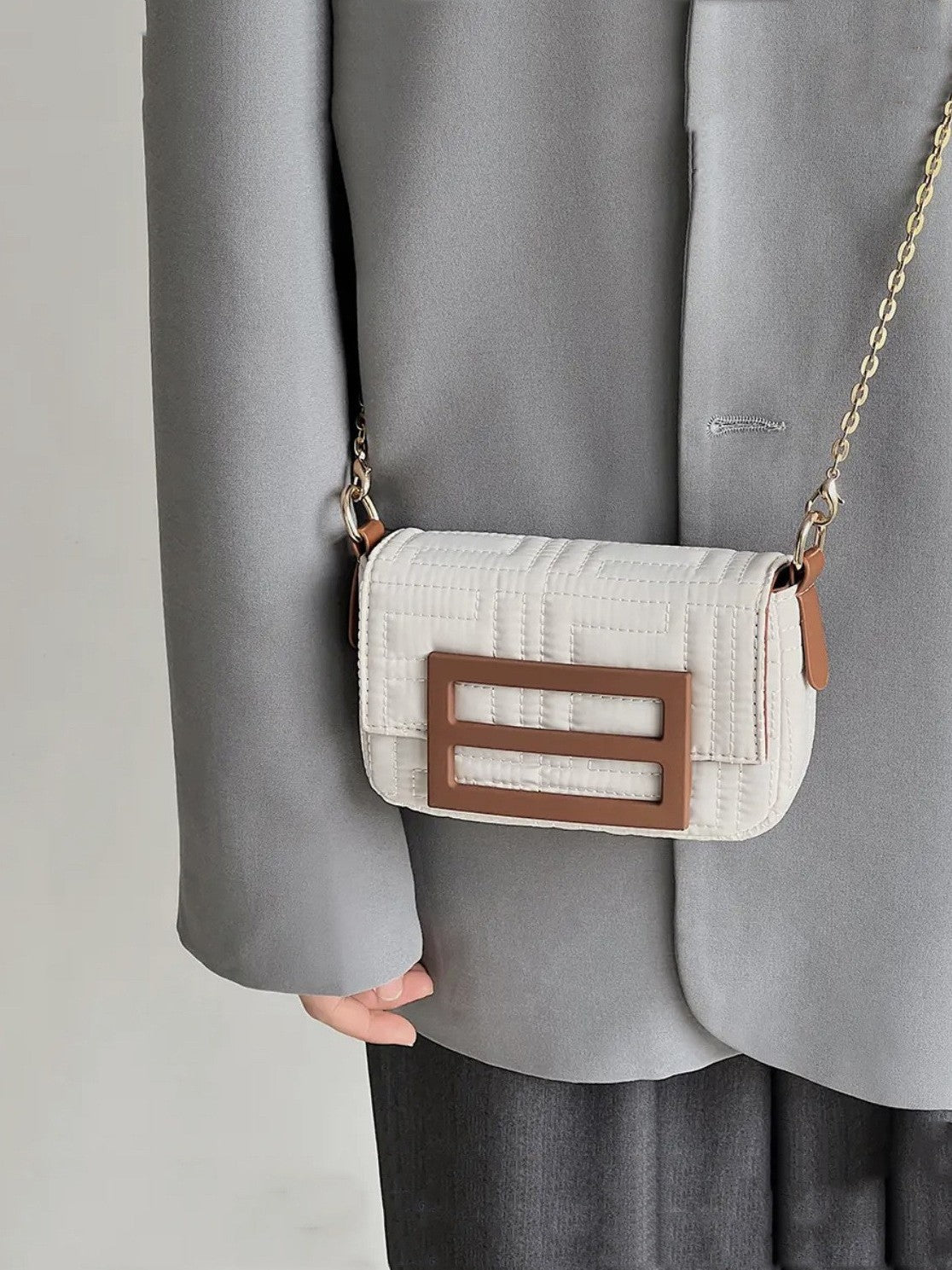 Émeraude Braided Mini Crossbody Bag QW32