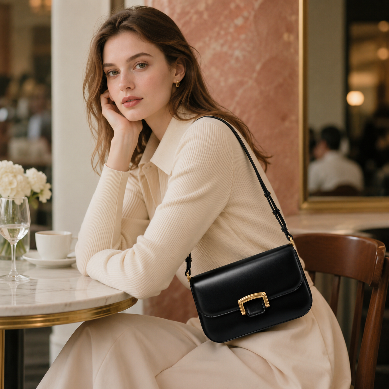 Framed Poise Shoulder Bag MF287