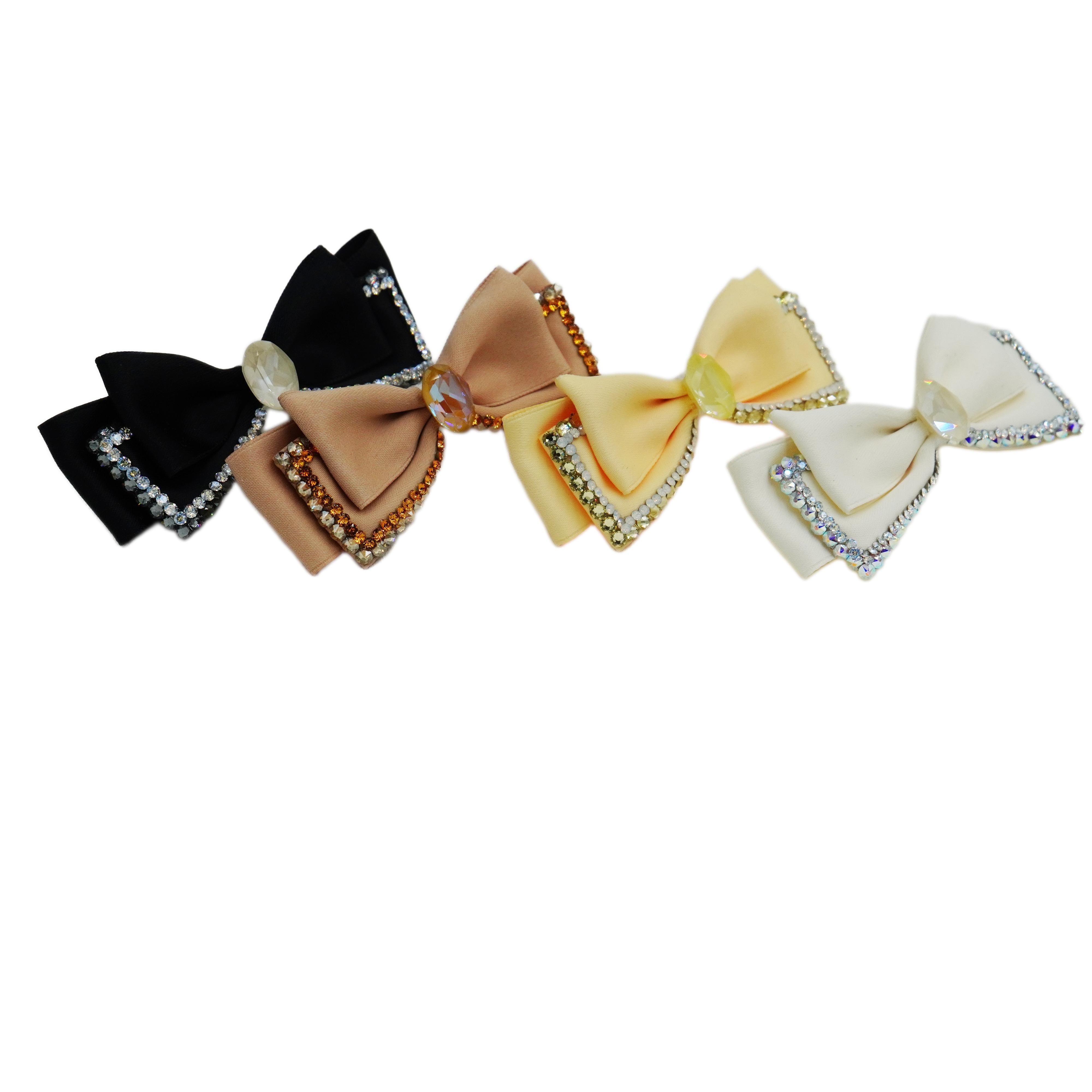 Lunapaw Fabric Bow Top Clip TP2010