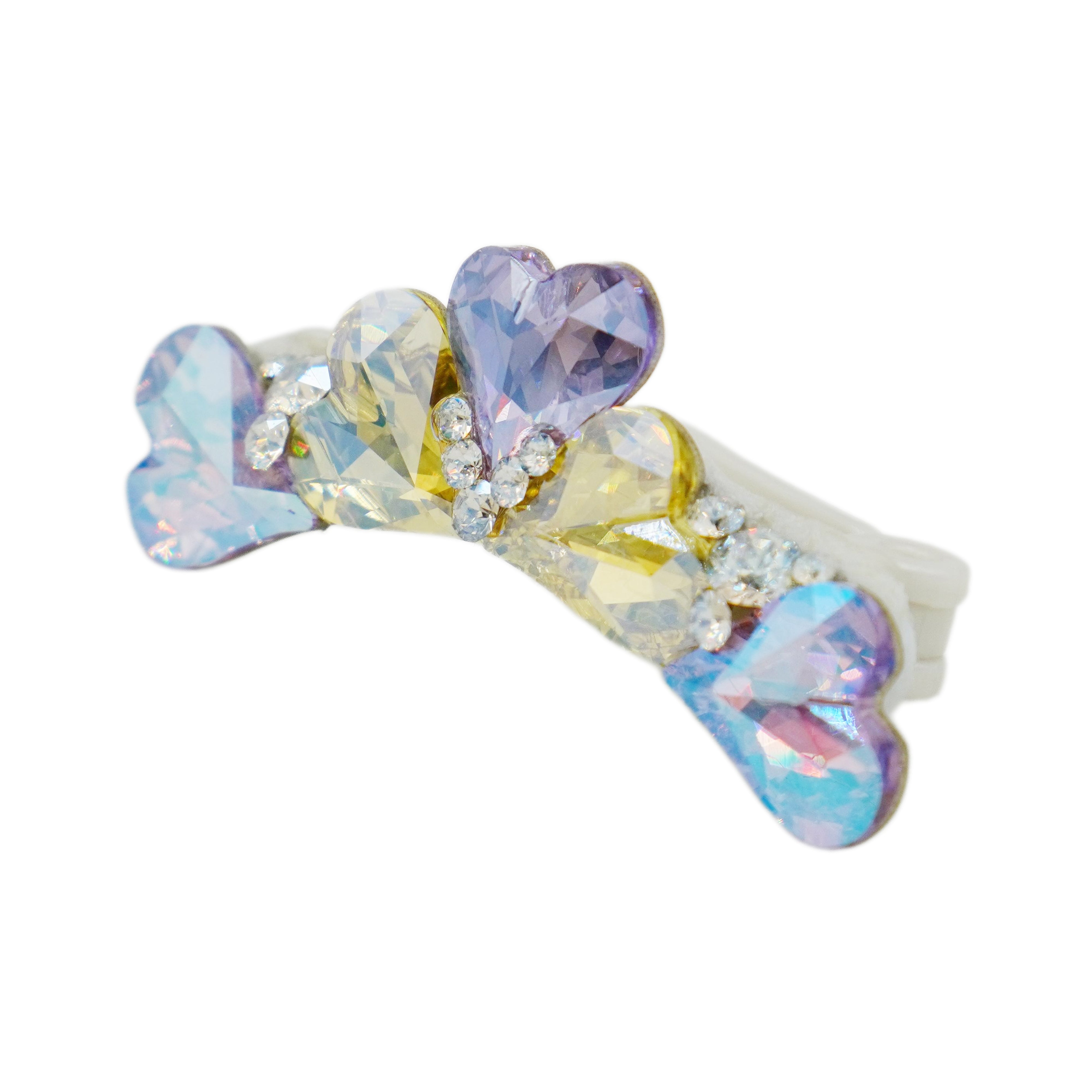 Lunapaw Heart Luxury Crystal Crown CRN20