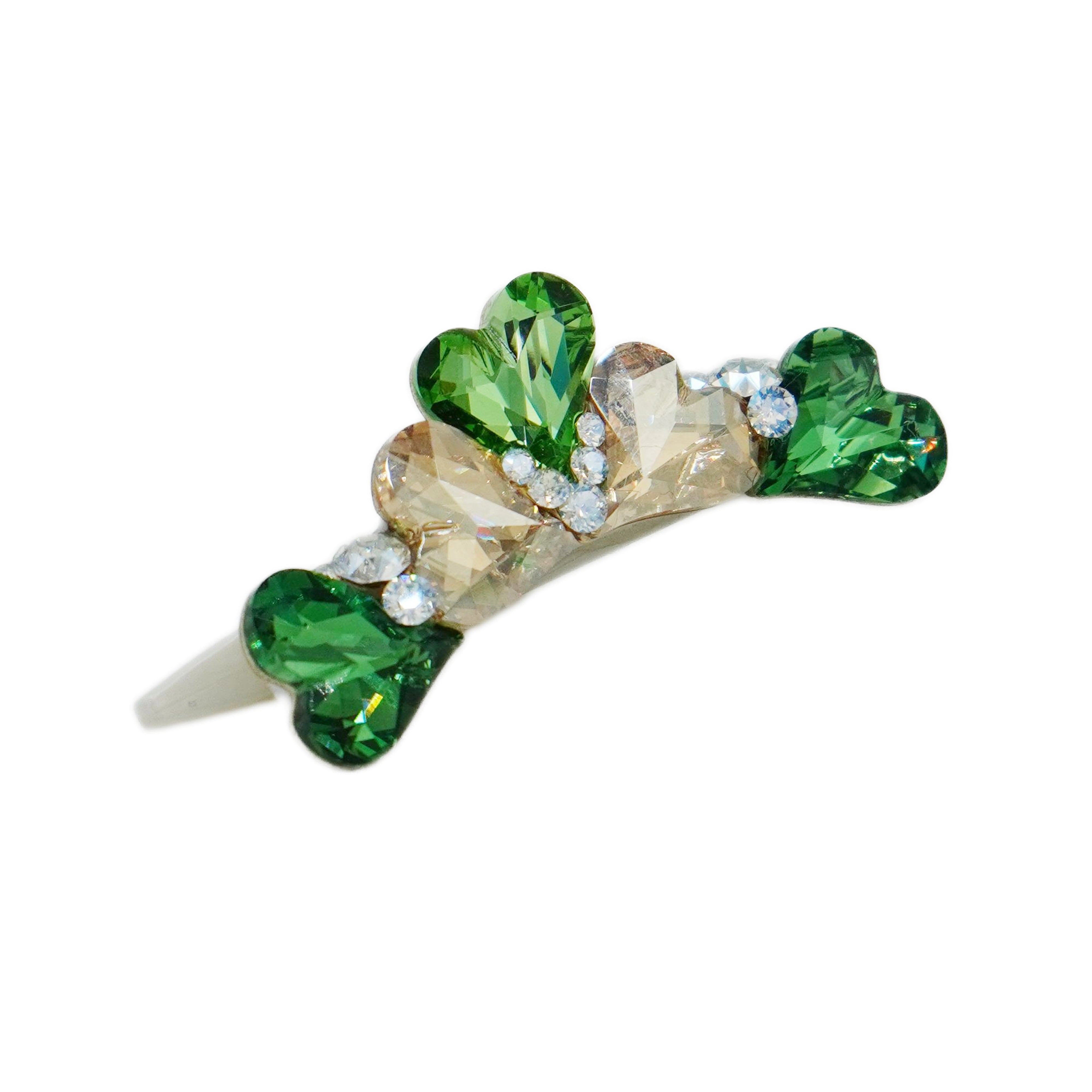 Lunapaw Heart Luxury Crystal Crown CRN20