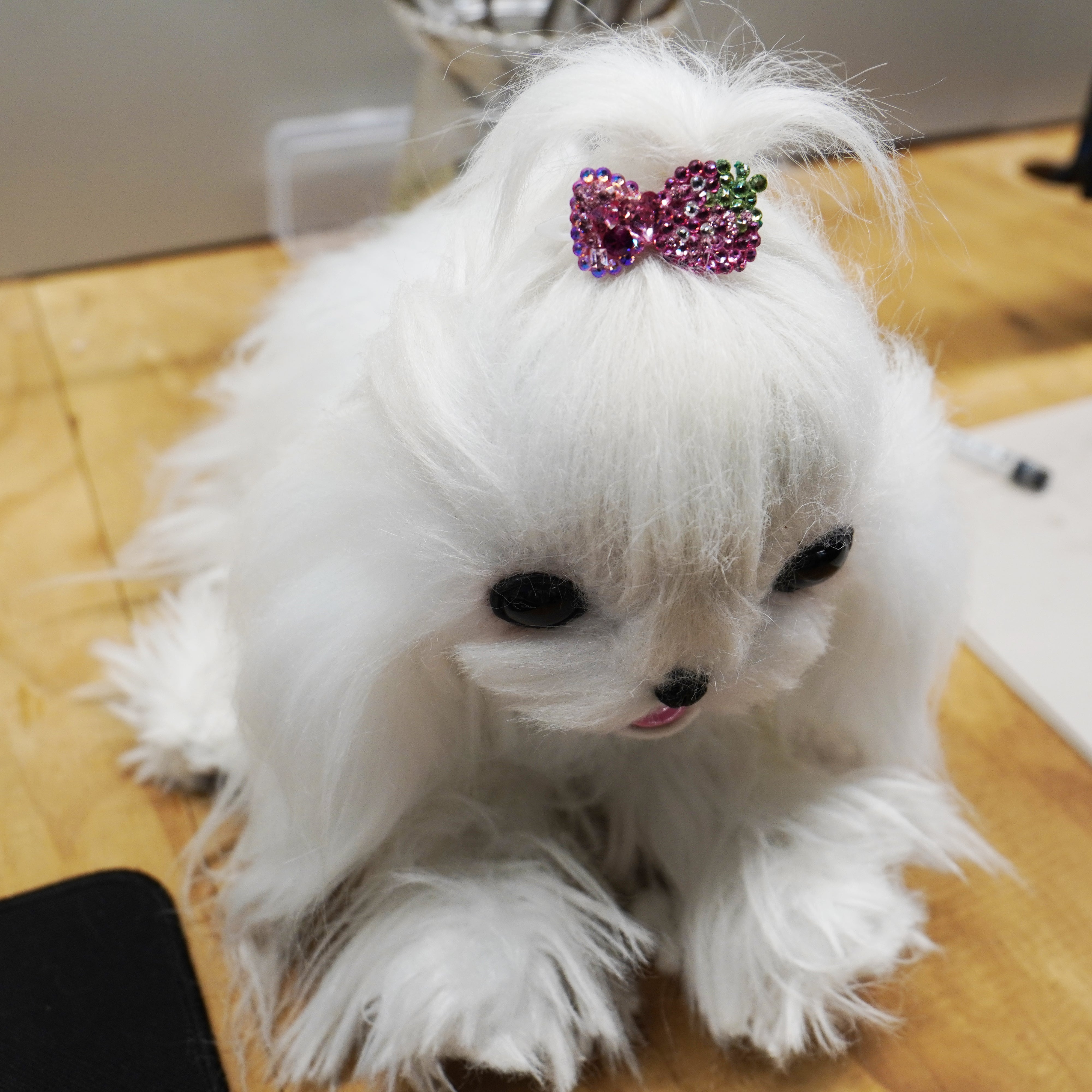 Lunapaw Heart Strawberry Luxury Crystal Top Clip TP27