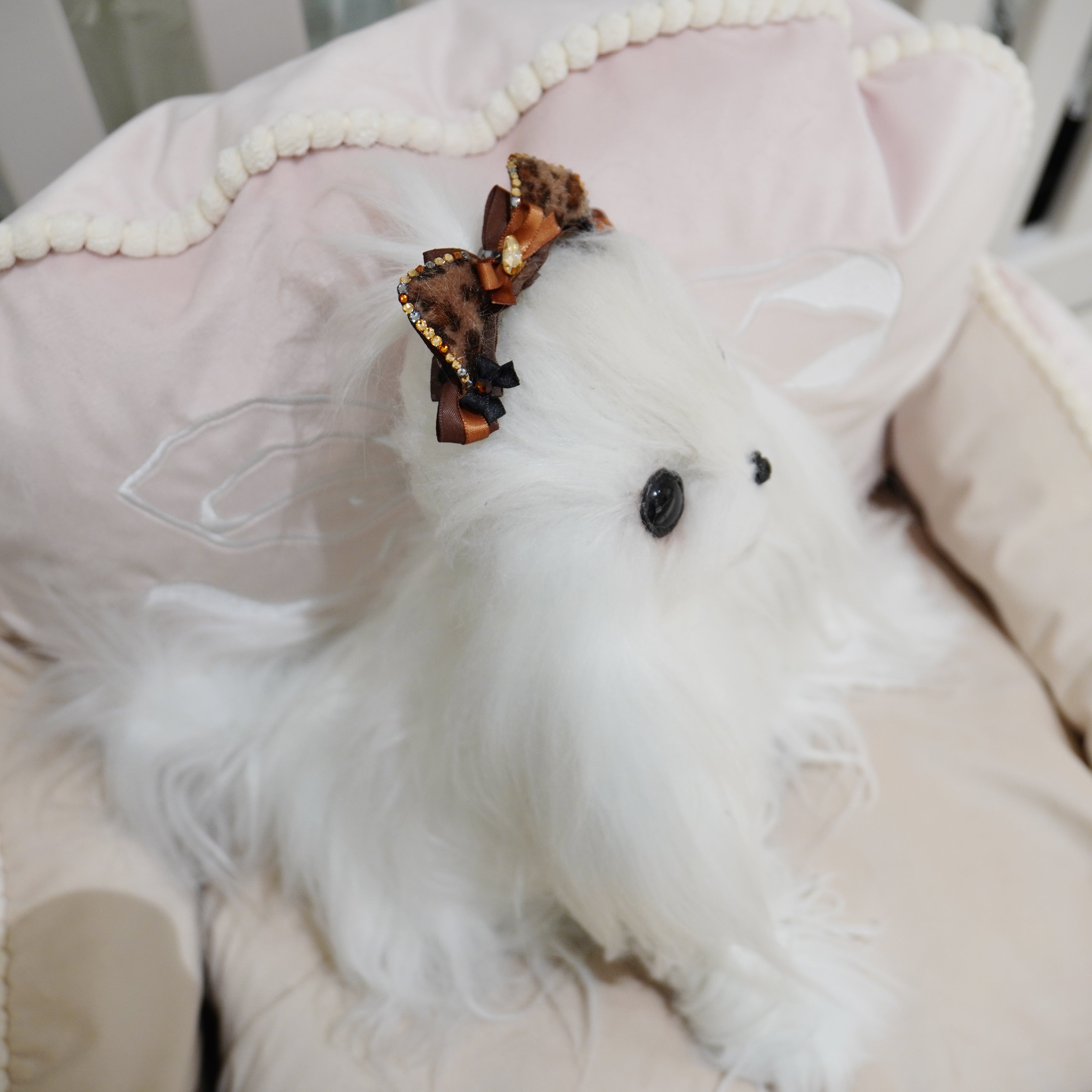 Lunapaw Leopard Cat Ear Fabric Headband HB30