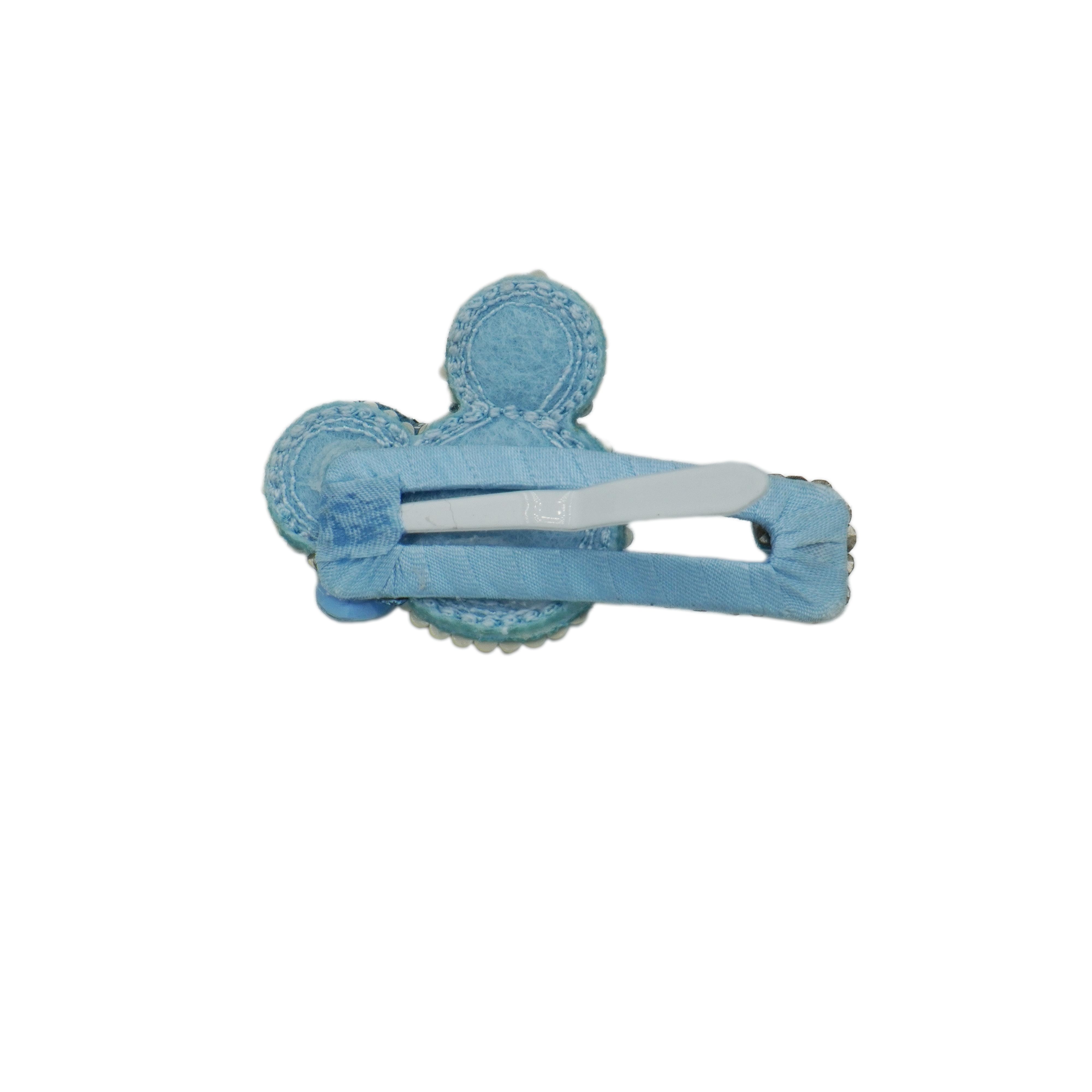 Lunapaw Mocha Bead Minnie Square Luxury Crystal Top Clip TP23