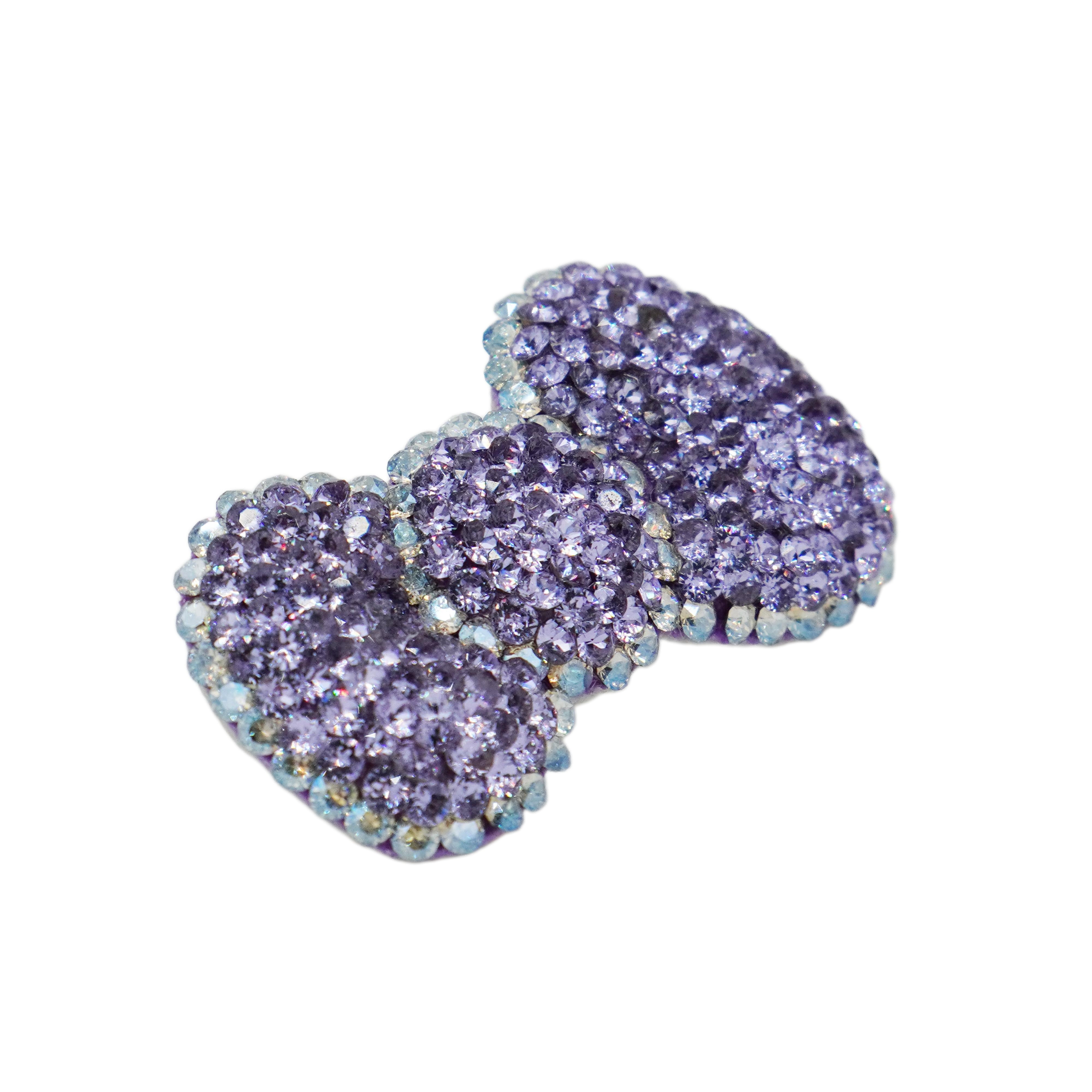 Lunapaw Structured 3D Bow Luxury Crystal Top Clip TP34