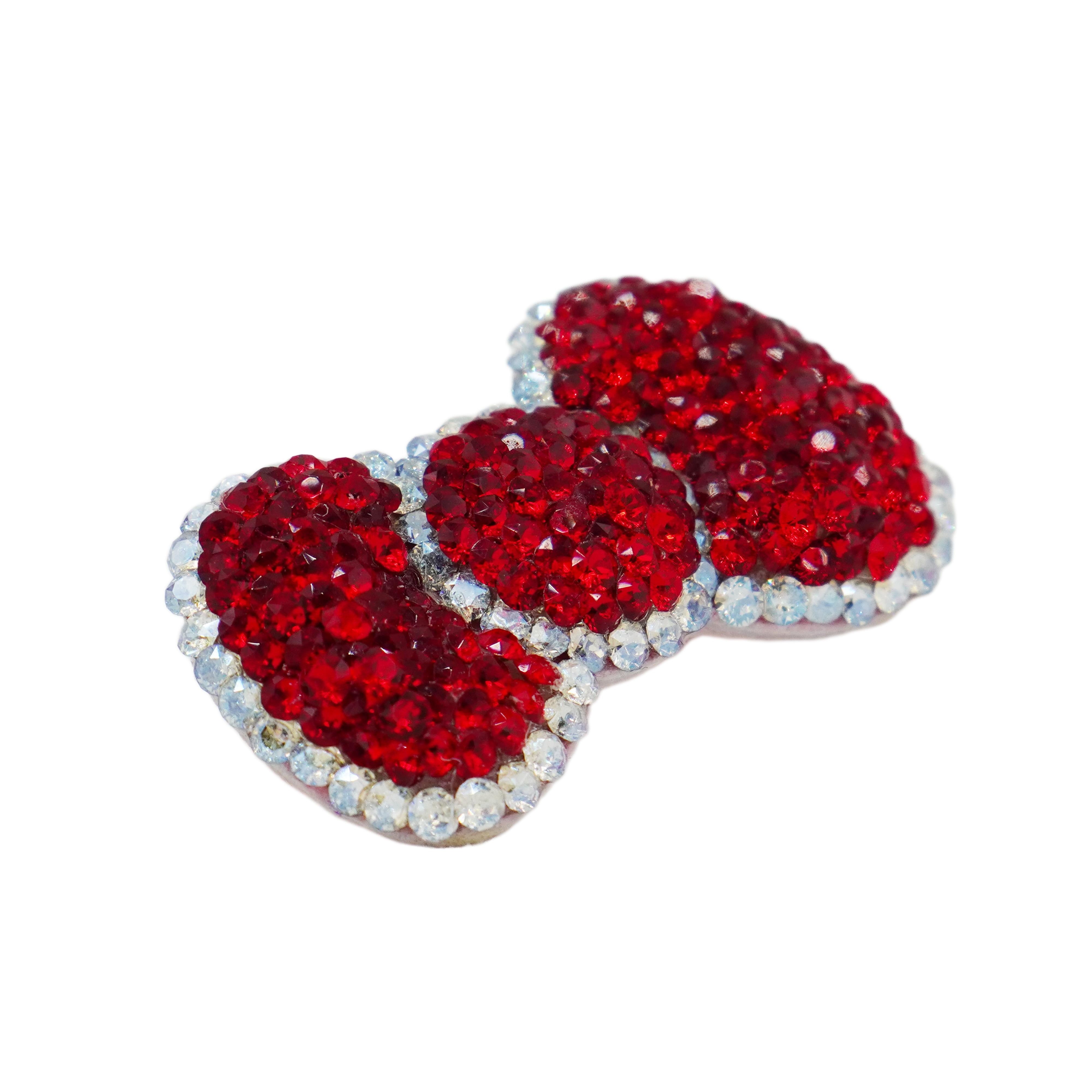 Lunapaw Structured 3D Bow Luxury Crystal Top Clip TP34