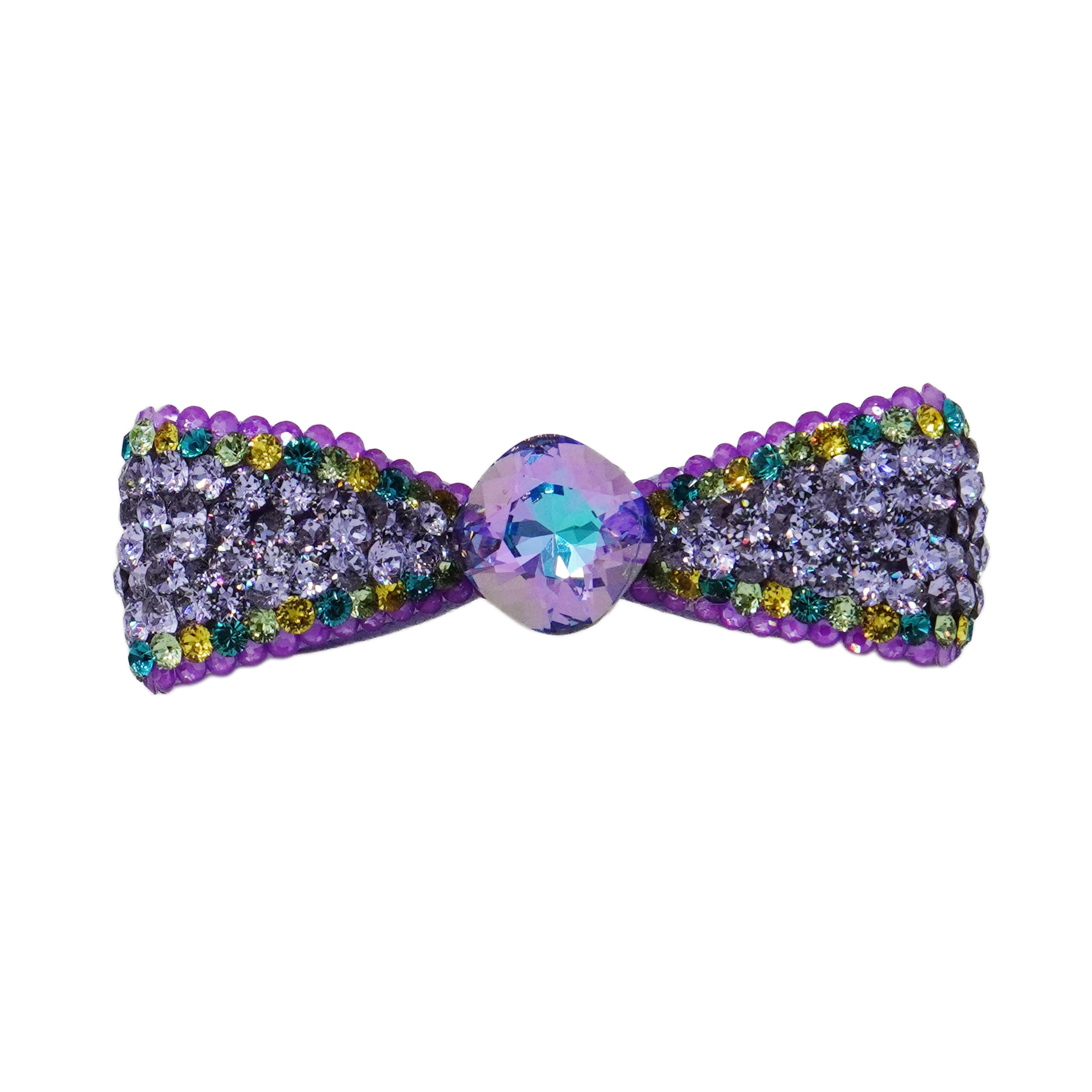 Lunapaw Structured 3D Bow Tie Luxury Crystal Top Clip TP33