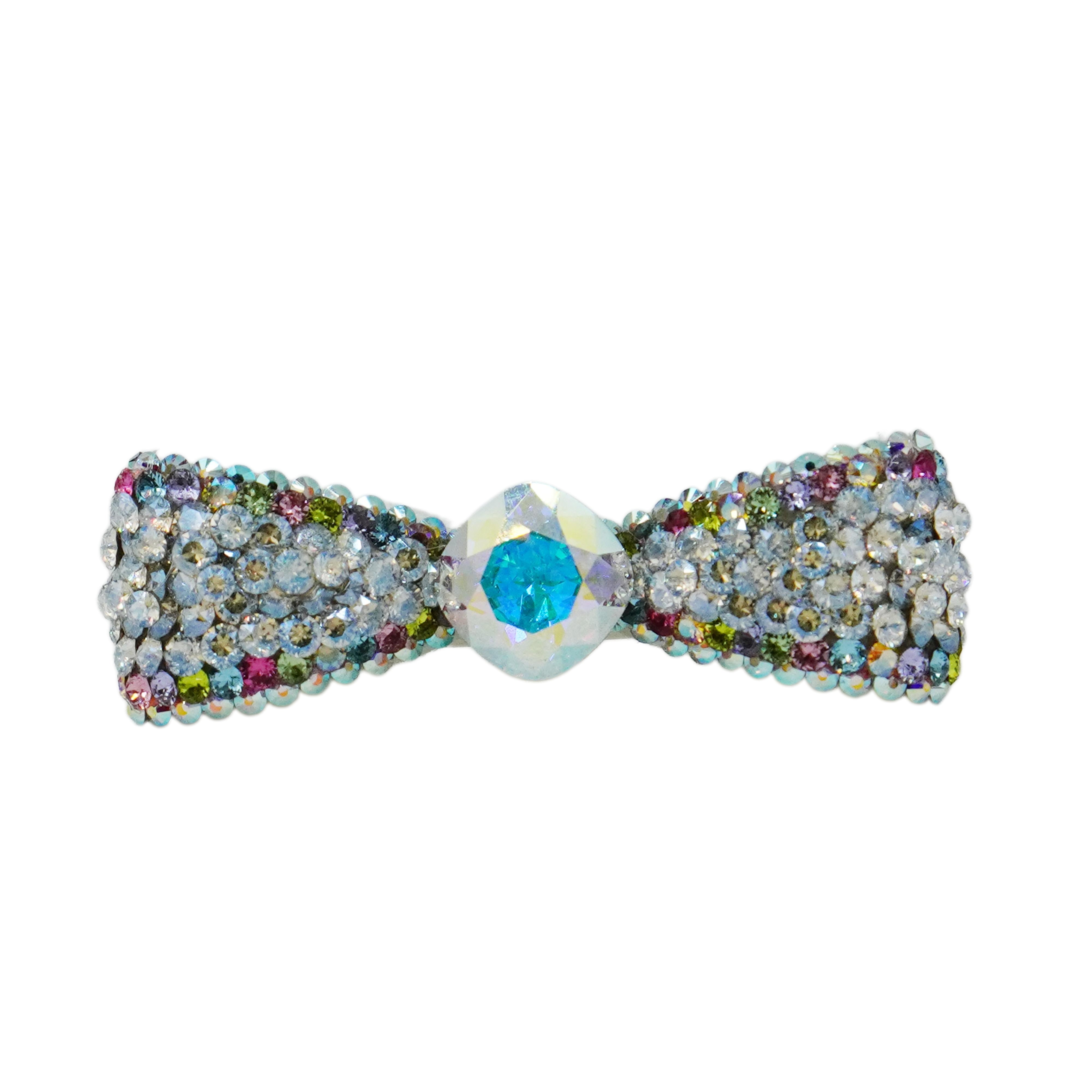 Lunapaw Structured 3D Bow Tie Luxury Crystal Top Clip TP33