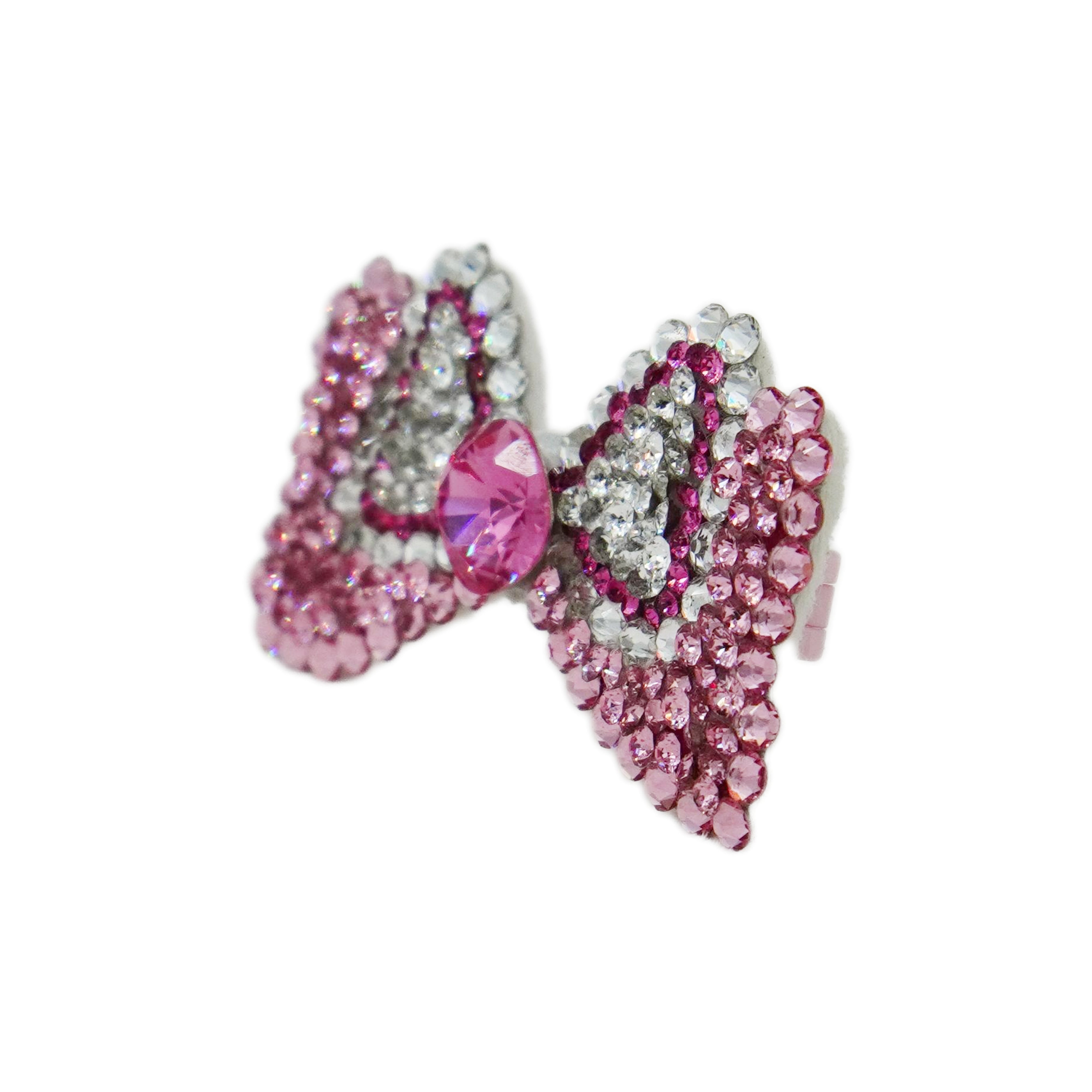 Lunapaw Structured Minnie Bow Luxury Crystal Top Clip TP19