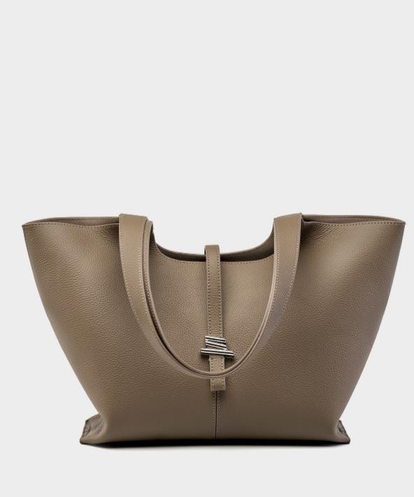 Margaux Soft-Grain Leather Tote Bag MT42