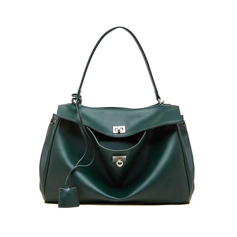 Margot Soft-Grain Leather Slouch Shoulder Bag MG35