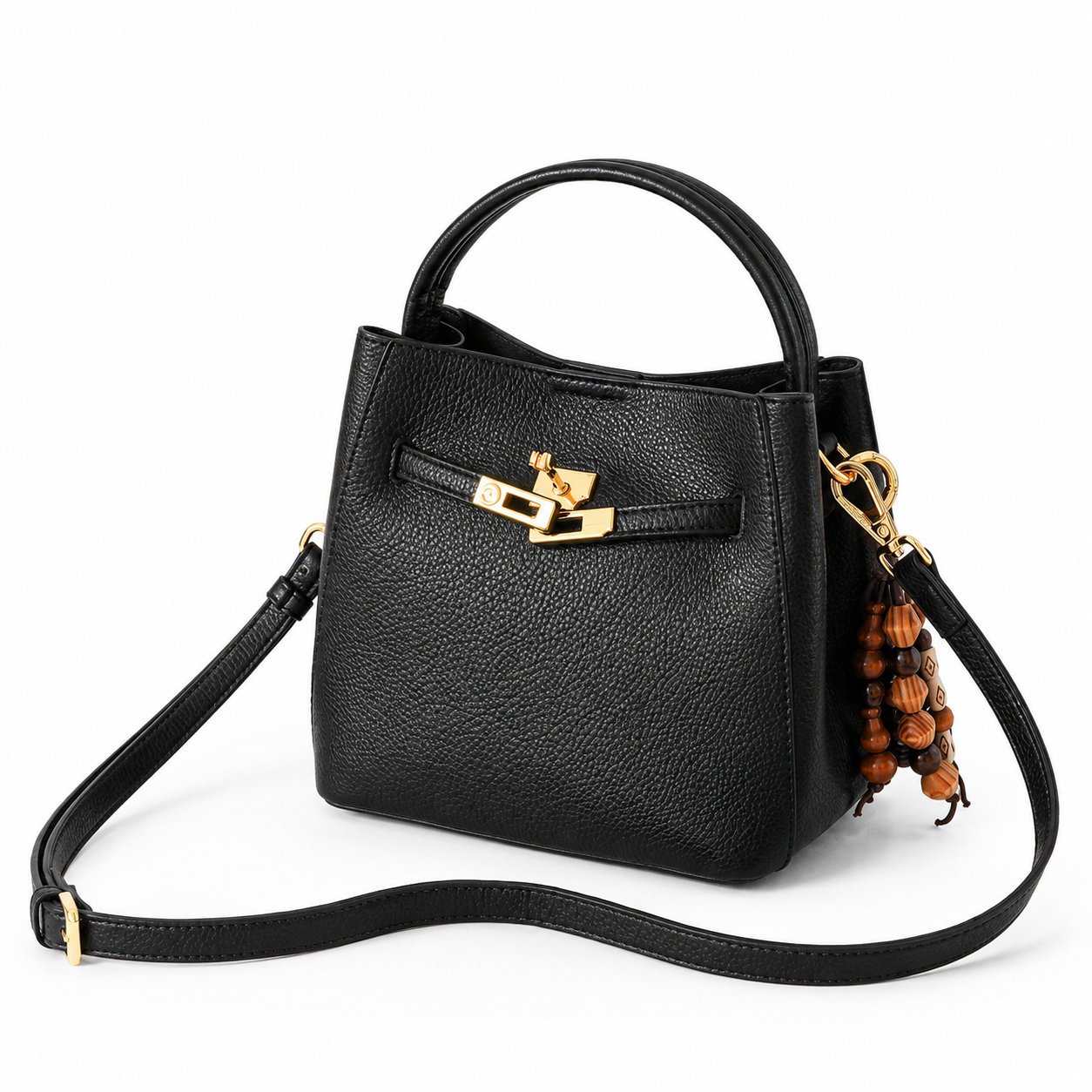 Noir Belle Mini Bucket Bag HU006
