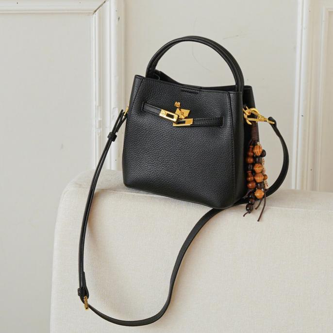 Noir Belle Mini Bucket Bag HU006