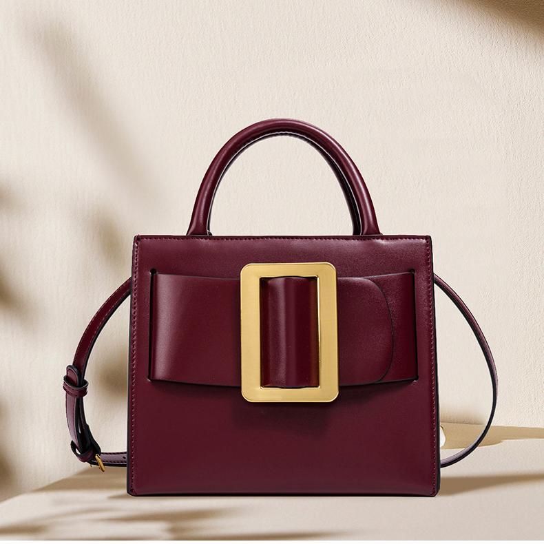 Odette Sculpted Buckle Top Handle Bag W20