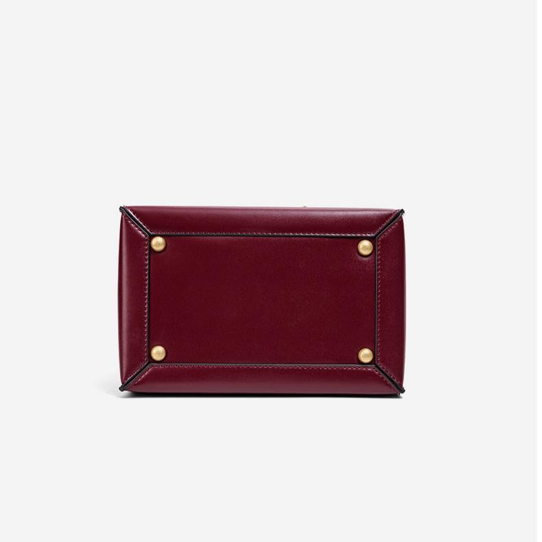 Odette Sculpted Buckle Top Handle Bag W20