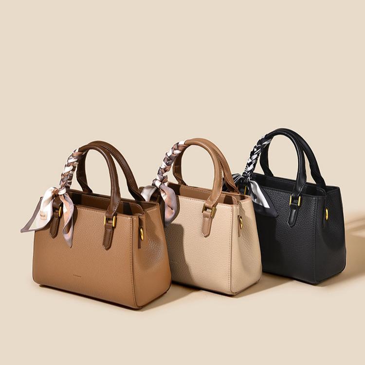 Celeste Pebbled Leather Mini Boston Bag with Adjustable Strap CJ351