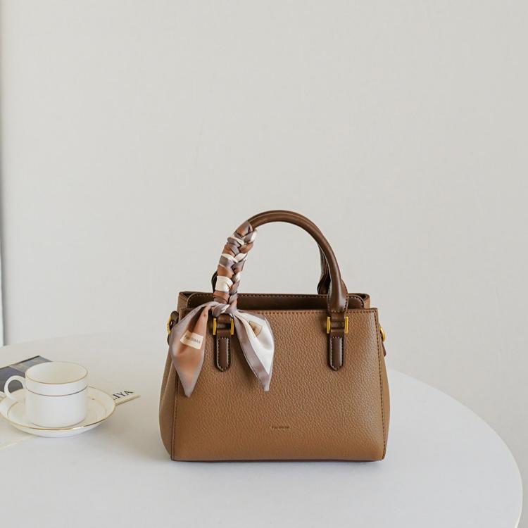 Celeste Pebbled Leather Mini Boston Bag with Adjustable Strap CJ351