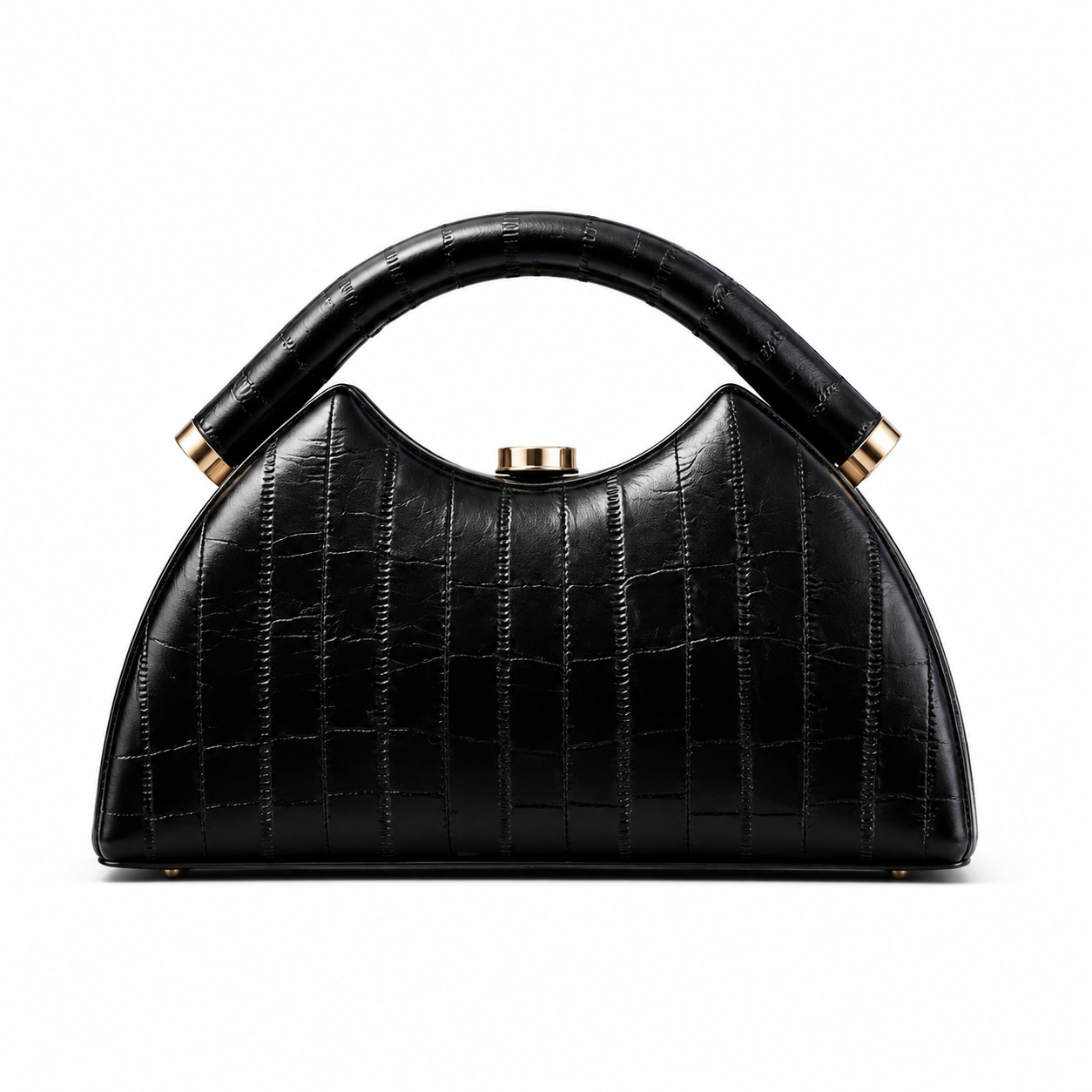 Rosalie Textured Leather Top Handle Bag CR72