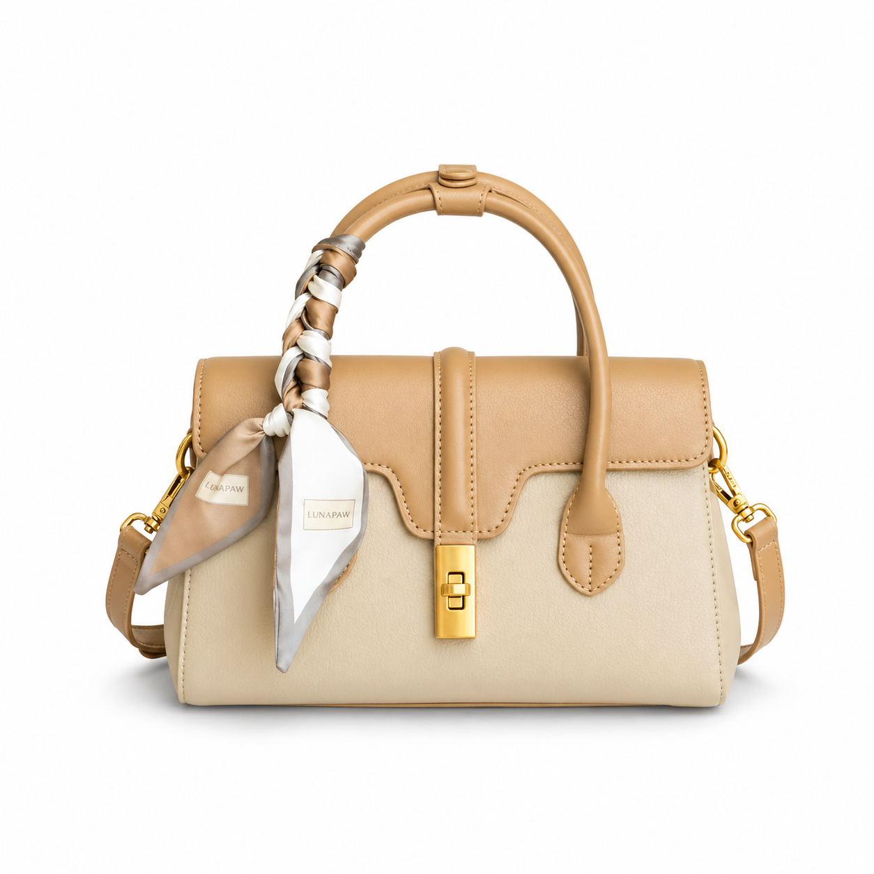 Sculpted Soft-Grain Top Handle Bag TY106