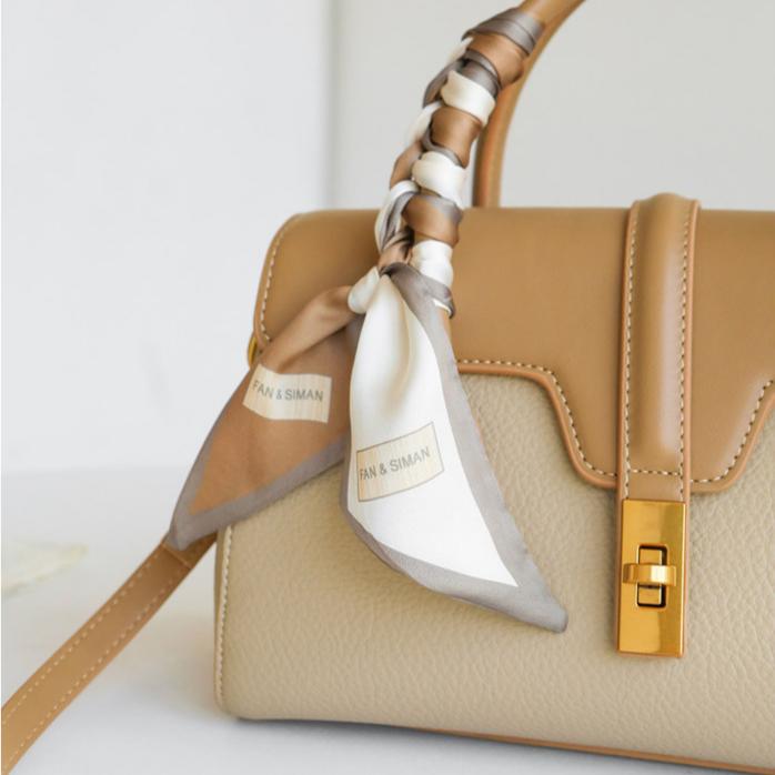 Sculpted Soft-Grain Top Handle Bag TY106