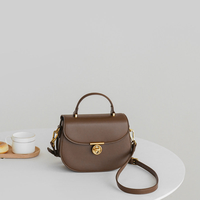 Solène Noir Mini Top Handle Bag CW45