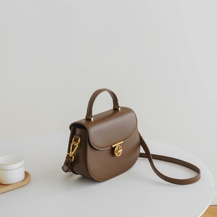 Solène Noir Mini Top Handle Bag CW45