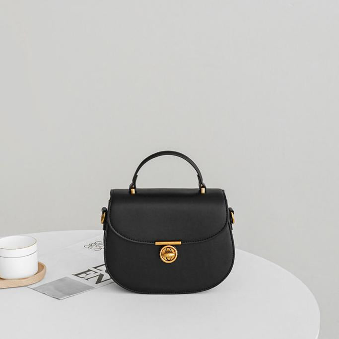 Solène Noir Mini Top Handle Bag CW45