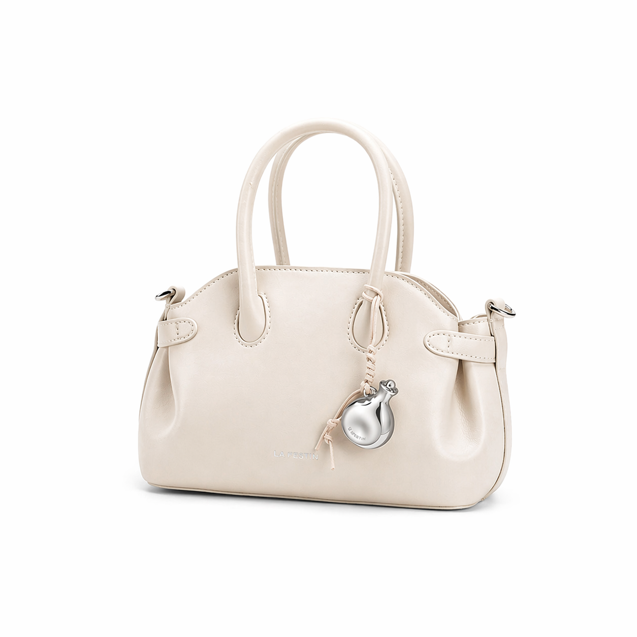 Vintage Suede Leather Mini Boston Bag DW30