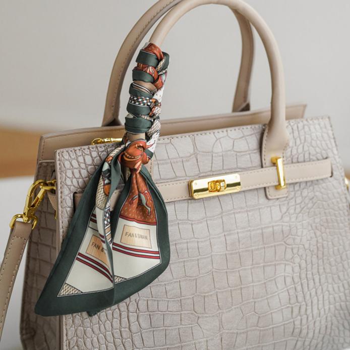 Vivienne Croc-Embossed Structured Tote CJ54