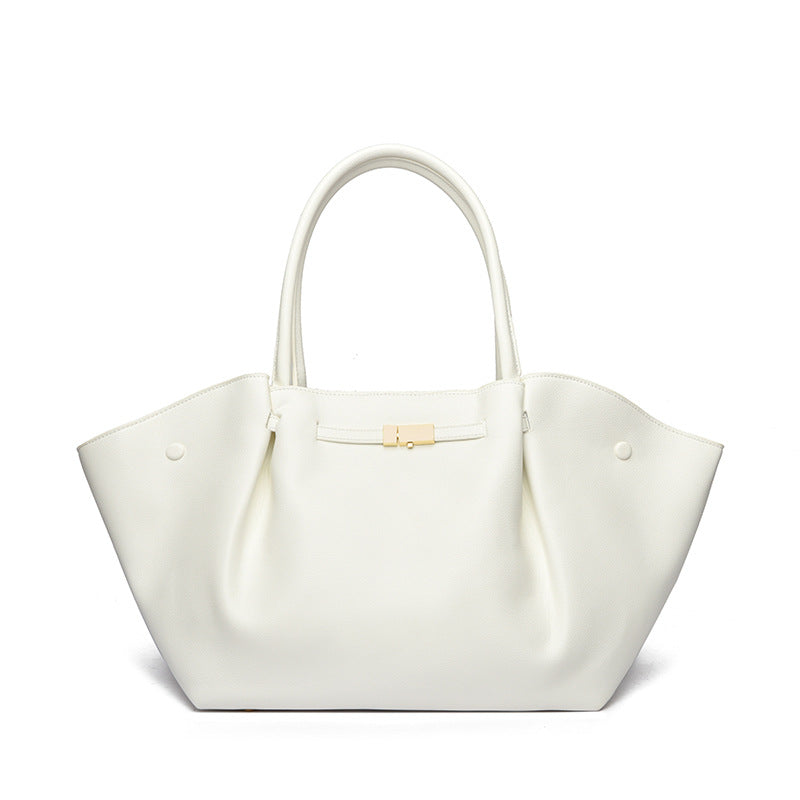 Vivienne Full-Grain Leather Large Tote Bag LT57