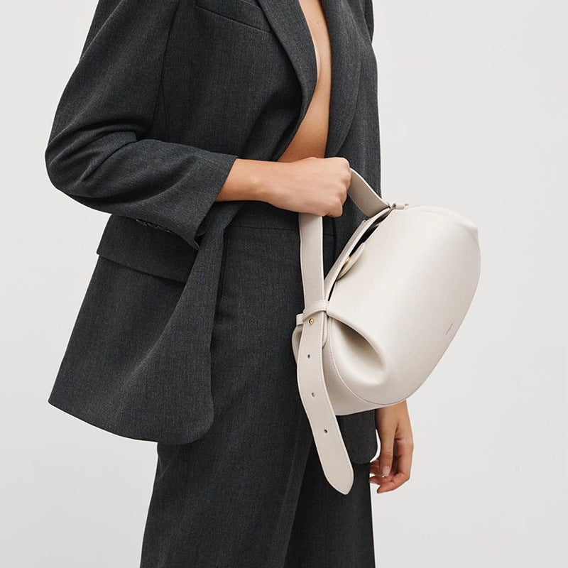Solenne Sculpted Handle Bag RT56