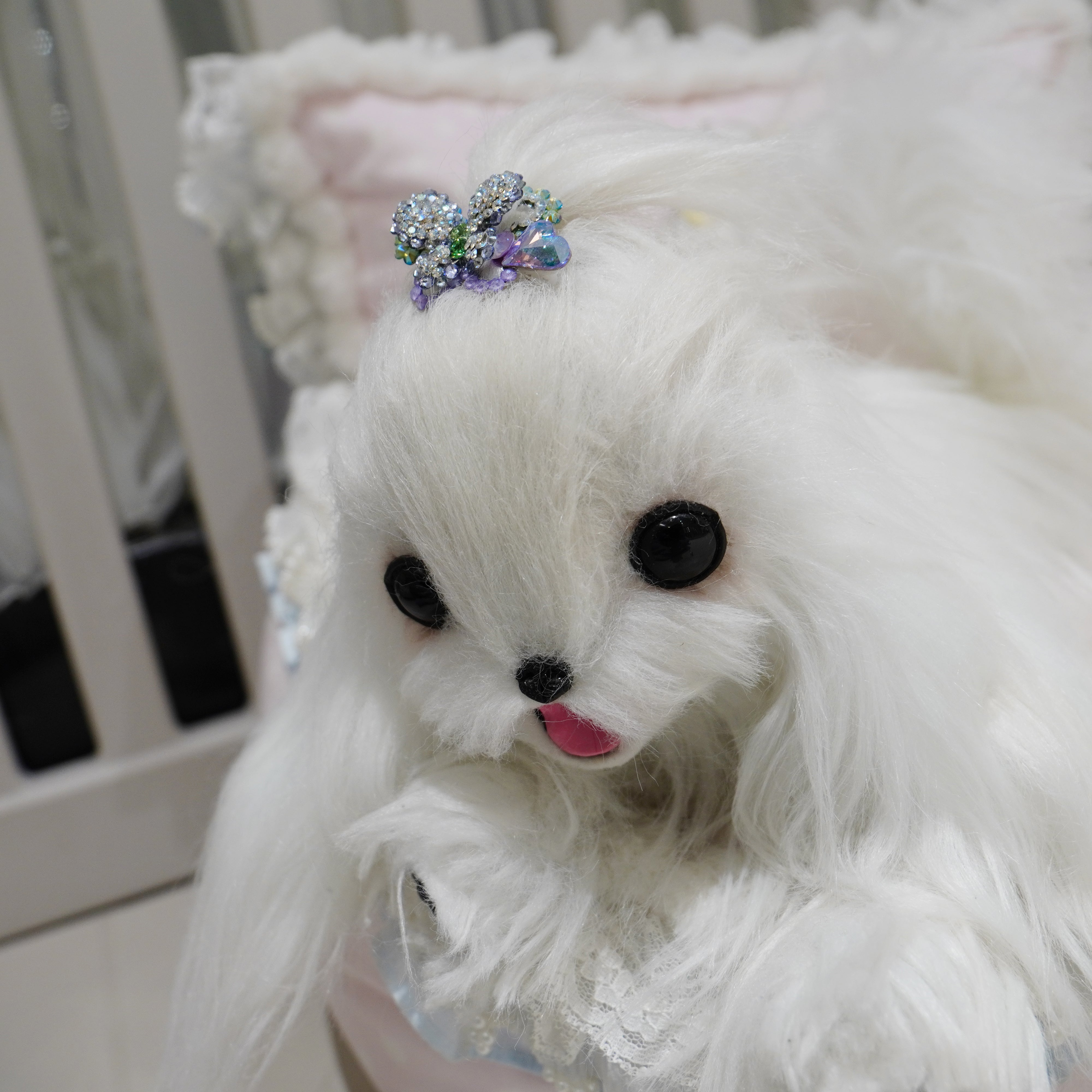 Lunapaw 3D Double-Layer Heart & Butterfly Luxe Crystal Top Clip TP13