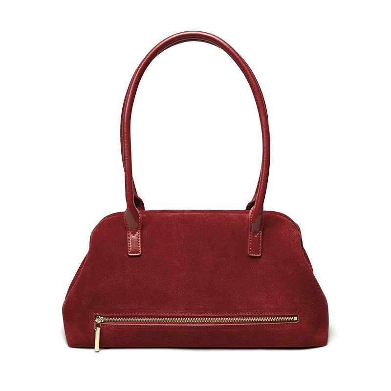 Amara Suede Shoulder Bag AS32