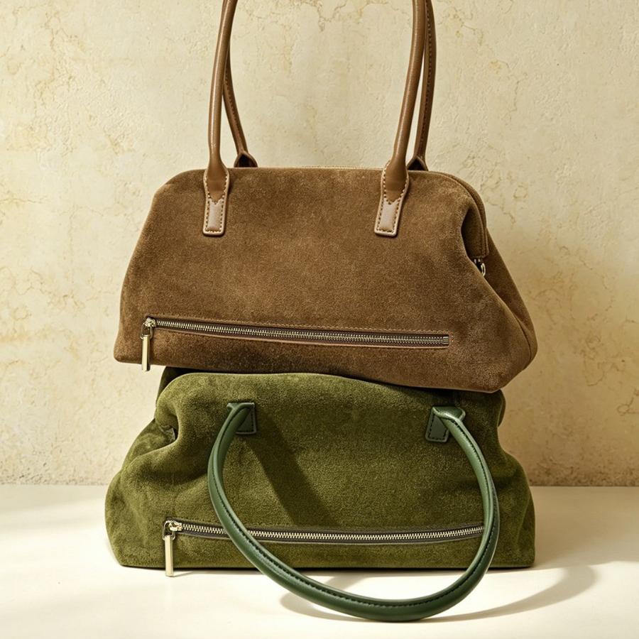 Amara Suede Shoulder Bag AS32