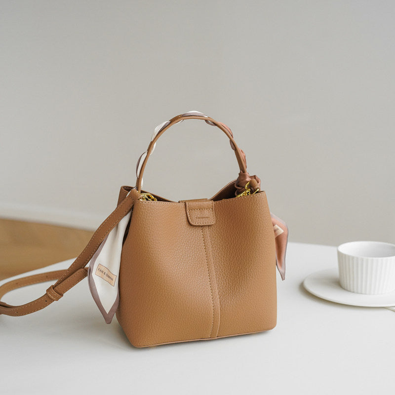 Amelie Ivory Mini Top Handle Bag CW30