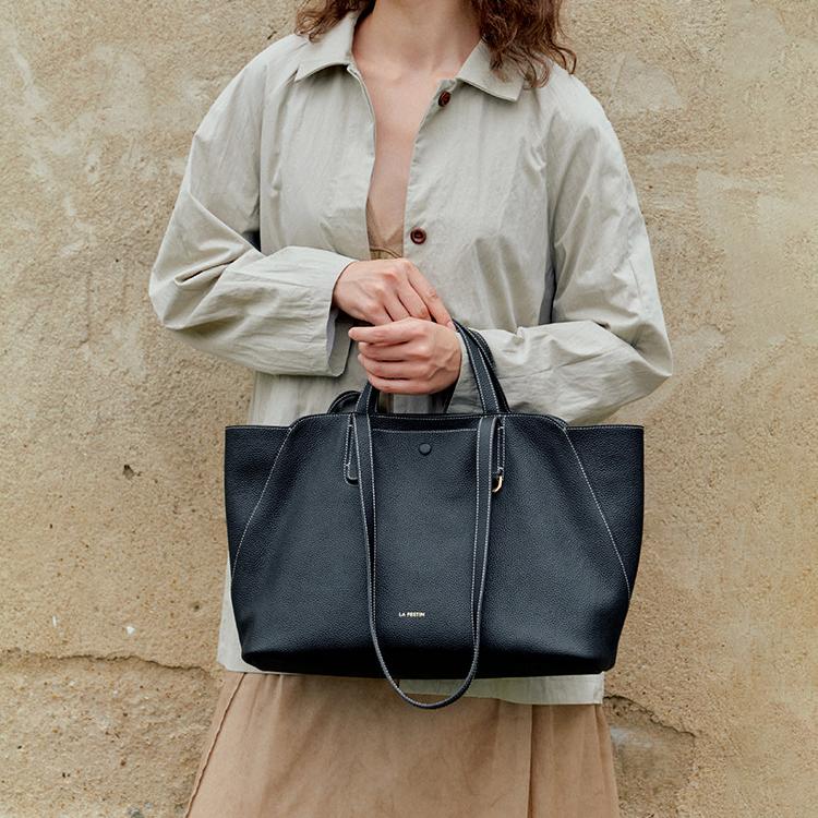 Aurelia Full-Grain Leather Tote Bag TG22