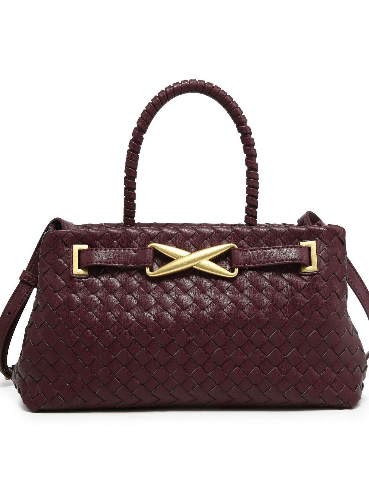 Aurette Woven Top Handle Bag CT46